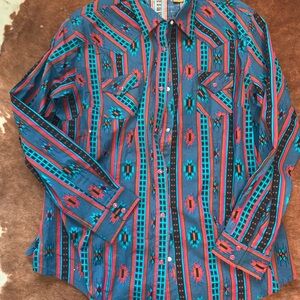 Wrangler Aztec Pearl snap